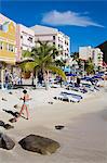 Great Bay Beach, Philipsburg, St. Maarten, Leeward Islands, Netherlands Antilles, West Indies, Caribbean, Central America