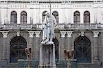 Schoelcher Statue, Former Courthouse, Fort-de-France City, Martinique, French Antilles, West Indies, Caribbean, Central America