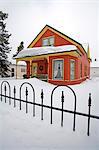 House in the Historic District of Breckenridge, Rocky Mountains, Colorado, United States of America, North America