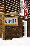 Magasin d'antiquités à Frisco Historic Park, ville de Frisco, montagnes Rocheuses, Colorado, États-Unis d'Amérique, Amérique du Nord