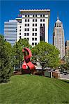 Sculpture by Verde Boverkamp, Myriad Botanical Gardens, Oklahoma City, Oklahoma, United States of America, North America