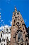 Trinity Church, Lower Manhattan, New York City, New York, United States of America, North America