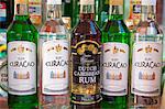 Curacao bouteilles de rhum, Willemstad, Curaçao, Antilles néerlandaises, Antilles, Caraïbes, Amérique centrale