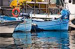 Fishing boats, Vieux Port, Cannes, Alpes Maritimes, Provence, Cote d'Azur, French Riviera, France, Mediterranean, Europe