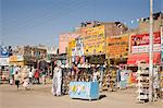 Tourist shops, near Karnak Temple, Karnak, Luxor, Thebes, Egypt, North Africa, Africa