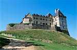 Chateau at Biron, southwest of Bergerac, Lot-et-Garonne, Aquitaine, France, Europe