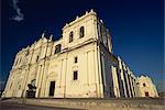 Cathédrale qui a pris une centaine d'années pour construire de 1746, Parque Jerez, Leon, Nicaragua, l'Amérique centrale