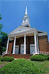 Baptist church at Camden in Wilson County, Alabama, United States of America, North America