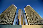 L'hôtel Westin, avec 73 étages, de l'Amérique plus haut hôtel Renaissance Centre un bureau au centre-ville et le refinancememt, Detroit, Michigan, États-Unis d'Amérique, Amérique du Nord