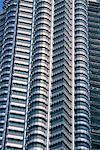 Close-up of part of the Ampang Tower, Kuala Lumpur, Malaysia, Southeast Asia, Asia