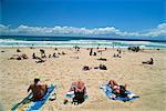 The beach at Surfers Paradise, Gold Coast, Queensland, Australia, Pacific