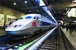 TGV High Speed Train at Montparnasse Station, Paris, France