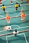 Nahaufnahme der Tabelle Fußball-Spiel