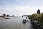 Rhine River, Cologne, North Rhine-Westphalia, Germany