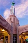 Conoco Tower on Route 66, Shamrock, Texas, USA