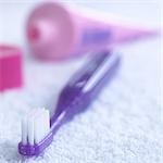 purple toothbrush