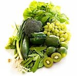 5 a day - green fruits and vegies