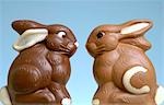 Chocolate Easter bunnies