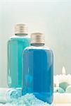 Bottles and bathing salts