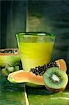 Papaya and juice