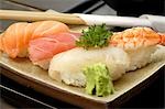 Sushi et baguettes