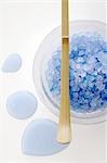 Blue bath salt