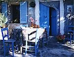 deck chair on a sunny veranda