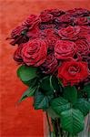 Bunch of red roses