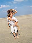 Young couple at the beach