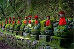 Statues de Bouddha, Parc National de Nikko, région de Kanto, Honshu, Japon