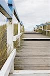 Boardwalk to Beach, Kampen, Island of Sylt, Schleswig-Holstein, Germany