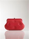 Vintage Red Leather Purse