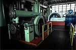 1970s GENERATORS AND LARGE MACHINERY IN AUTOMOBILE PLANT