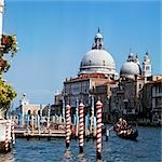 DÔME DE SANTA MARIA DELLA SALUTE, DU GRAND CANAL, VENISE, ITALIE