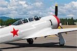 Old Fashioned Airplane at Air Show, Olympia, Washington, USA