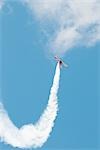 Airplane doing Aerobatics at Air Show, Olympia, Washington, USA