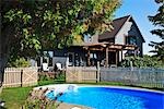 Country House with Swimming Pool, Fitch Bay, Quebec, Canada