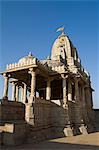Flachwinkelansicht eines Tempels, Kumbha Shyam Tempel, Chittorgarh, Rajasthan, Indien