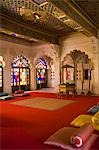 Interiors of a fort, Phool Mahal, Mehrangarh Fort, Jodhpur, Rajasthan, India