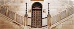 Flachwinkelansicht Treppe, Junagarh Fort, Bikaner, Rajasthan, Indien