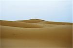 Dunes dans le paysage de désert, Maroc, Sahara