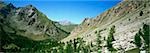 View of Alps From Valle Maira, Stroppo, Province of Cuneo, Piemonte, Italy