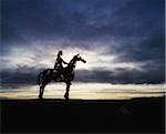 Gaelic Chieftain' by Maurice Harron, Boyle, Co Roscommon, Ireland;  Sculpture overlooking the battlefield at Curlew Pass