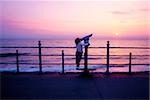 Young Child, With Seaside Telescope