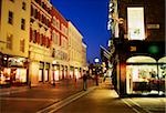 Grafton Street, Dublin, Irlande ; Paysage urbain ville