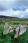 Ballinskelligs, County Kerry, Ireland; Megalithic tomb ruins