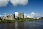 Trim Castle, Co Meath, Ireland;  12th Century castle on the River Boyne