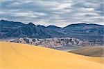 Mesquite Flat Sand Dunes and Grapevine Mountains, Death Valley National Park, California, USA