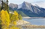 Medicine Lake, Parc National Jasper, Alberta, Canada