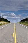 Alaska Highway Near Whitehorse, Yukon Territory, Canada